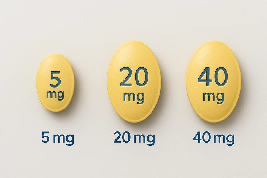 犀利士劑量指南：5mg、20mg、40mg該怎麼選？專業分析與使用建議